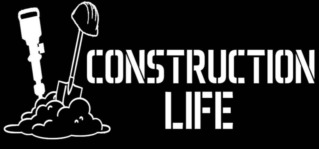 Construction life truck decal